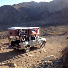 Double Big Foot Automatyczny namiot dachowy, Jeep Hard Top Tent Opływowy kształt