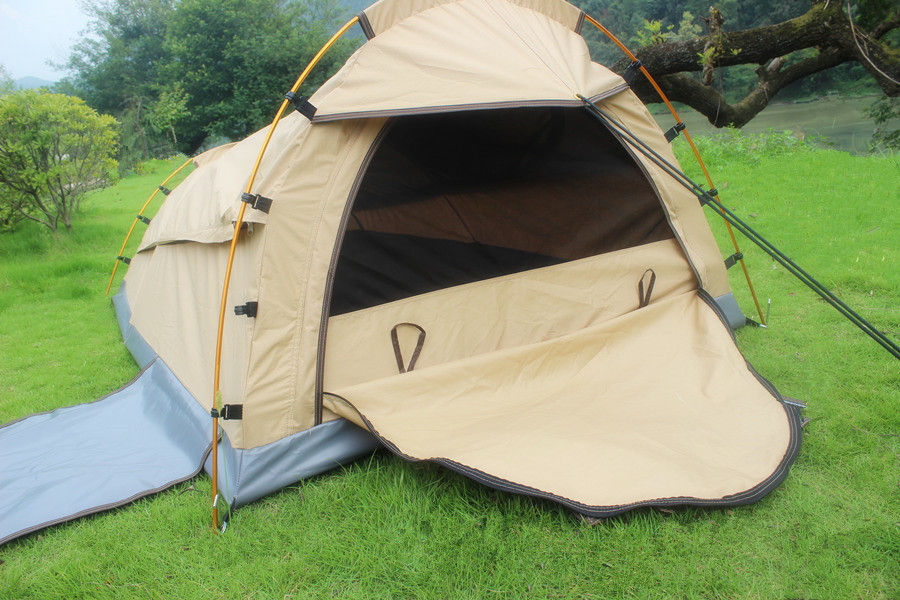 Płótno Camping Namiot Swag 2-osobowy z siatki 450GSM PVC Floor / Mesh Window