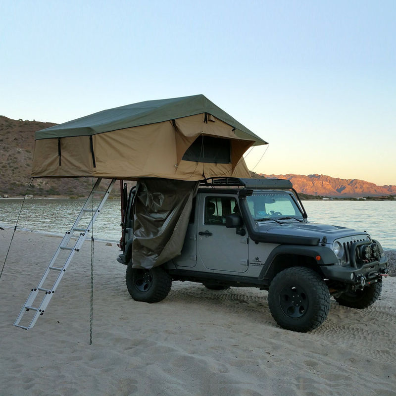 Nakładany na suficie namiot dachowy 4x4 z dachem zewnętrznym z wysuwaną aluminiową drabinką 2M