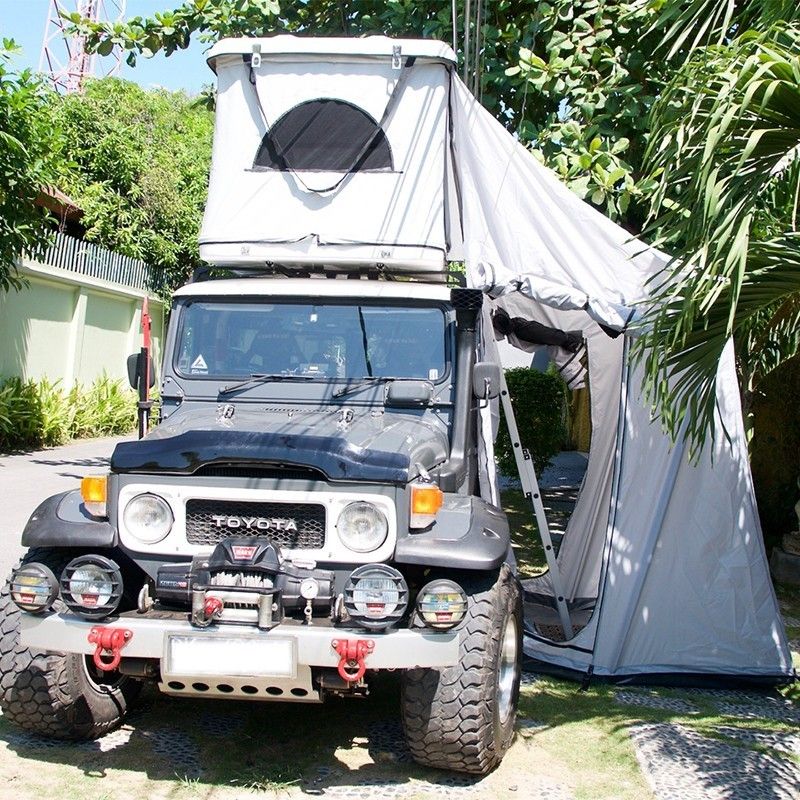 Odporny na rozerwanie namiot samochodowy z twardą skorupą z klipsem - projektowany