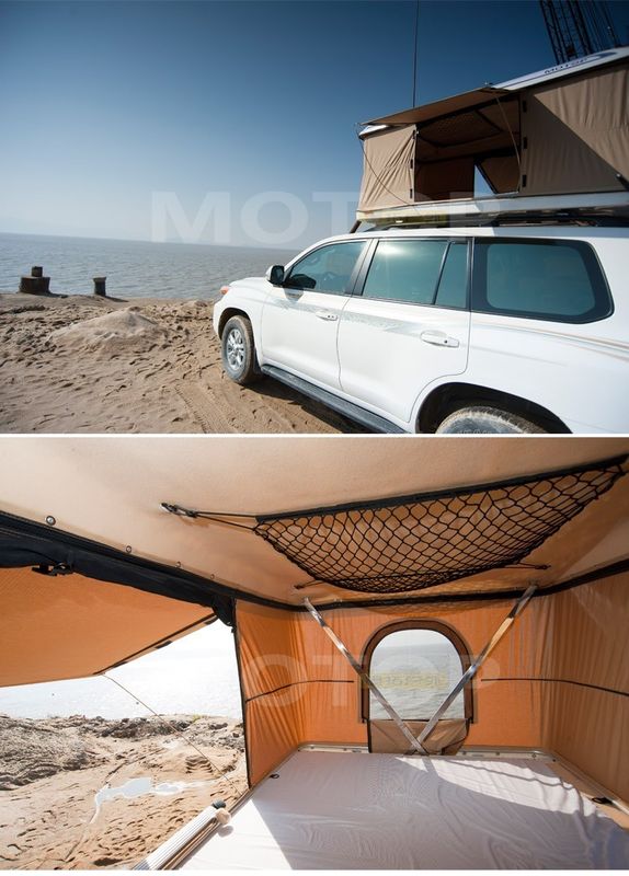 Namiot dachowy z twardą obudową motoryzacyjną, namiot kempingowy dwuwarstwowy z twardą skorupą
