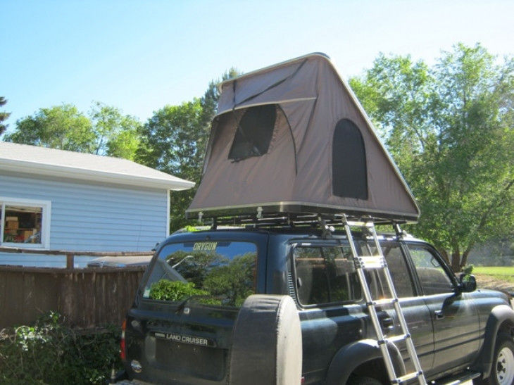 Off Road 4x4 Automatyczny namiot dachowy Trójkąt w kształcie jednego pomieszczenia
