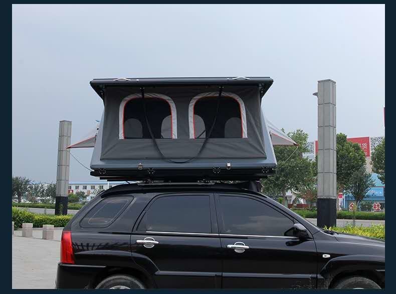 Polycotton Pół automatyczny namiot dachowy w kształcie litery Z Camper Van 4x4