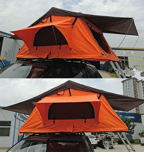 Off Road 4 Person Roof Top Namiot Łatwy montaż 233 * 140 * 123cm Rozmiar wewnętrzny