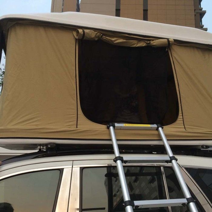 Niestandardowy namiot dachowy z włókna szklanego 4X4, jednopowłokowy, w kształcie prostokąta